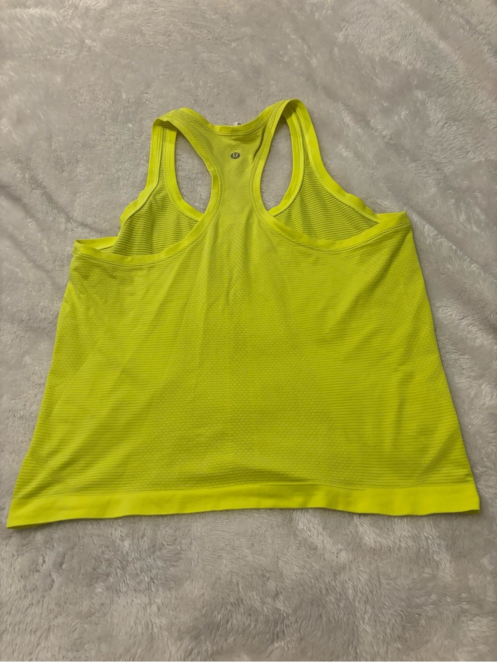 lululemon Swiftly Tech Racerback Tank Yellow Size 10